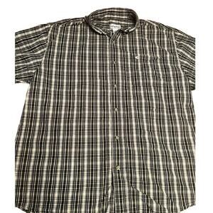 Carhartt loose fit, mid weight, plaid, mid-weight short sleeved shirt, size XL.
